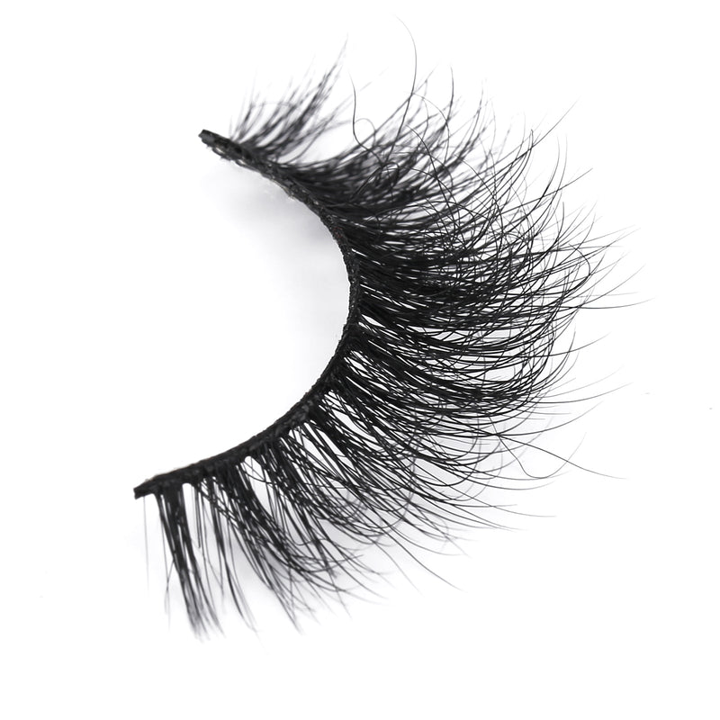 VIP Extensions VIP Eyelashes - 3D Real Mink Fur Band Strip Lashes White Smoke VFM-LHD059