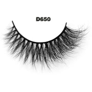 VIP Extensions VIP Eyelashes - 3D Real Mink Fur Band Strip Lashes White Smoke VMF-D650