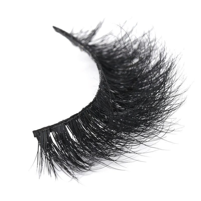 VIP Extensions VIP Eyelashes - 3D Real Mink Fur Band Strip Lashes White Smoke VMF-LHF007