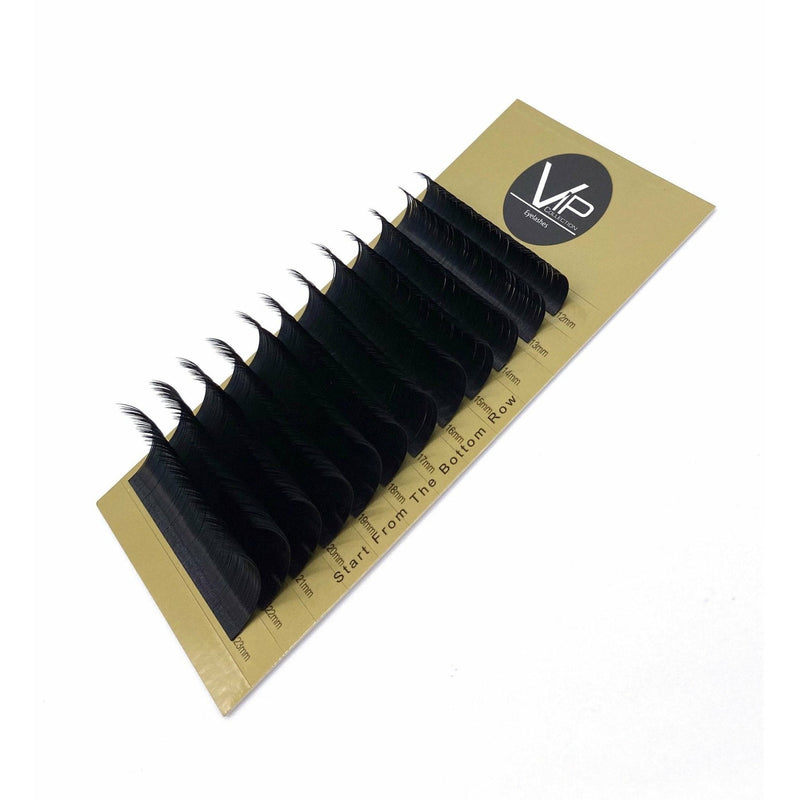 VIP Extensions VIP Eyelashes Faux Mink Lash Extension 12 Lines 0.20mm D Curl Eyelash Extensions White Smoke 20mm-D-MIX-XL(12-23)