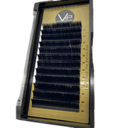 VIP Extensions VIP Eyelashes Faux Mink Lash Extension 12 Lines 0.07mm B Curl Eyelash Extensions Black 12mm