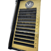 VIP Extensions VIP Eyelashes Faux Mink Lash Extension 12 Lines 0.07mm B Curl Eyelash Extensions Black 8mm