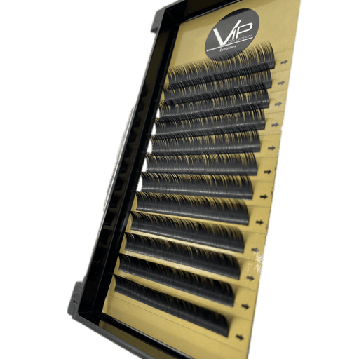 VIP Extensions VIP Eyelashes Faux Mink Lash Extension 12 Lines 0.15mm B Curl Eyelash Extensions Black 9mm