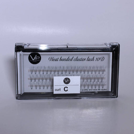 VIP Extensions VIP Eyelashes Heat Bonded Cluster Lash 0.07mm 10D Eyelash Extensions Dark Gray 0710D8,0710D9,0710D10,0710D11,0710D12,0710D13,0710D14