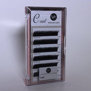 VIP Extensions VIP Eyelashes Natural Lash C Curl, 6 Lines Eyelash Extensions Gray C08,C09,C10,C11,C12,C13,C14,C15,C16