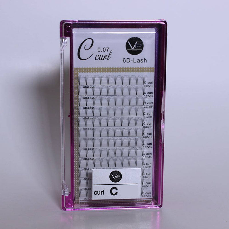 VIP Extensions VIP Eyelashes Pre Fanned Lash Extensions 12 Lines 3D Eyelash Extensions Dark Gray 0.07-C-8mm,0.07-C-9mm,0.07-C-10mm,0.07-C-11mm,0.07-C-12mm,0.07-C-13mm,0.07-C-14mm,0.07-C-15mm,0.07-C-Mix