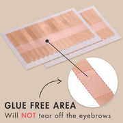 VIP Extensions VIP Eyelid Lift Tape Strips, 10 Sheets/Pack, 120 Strips Salon Supplies Gray