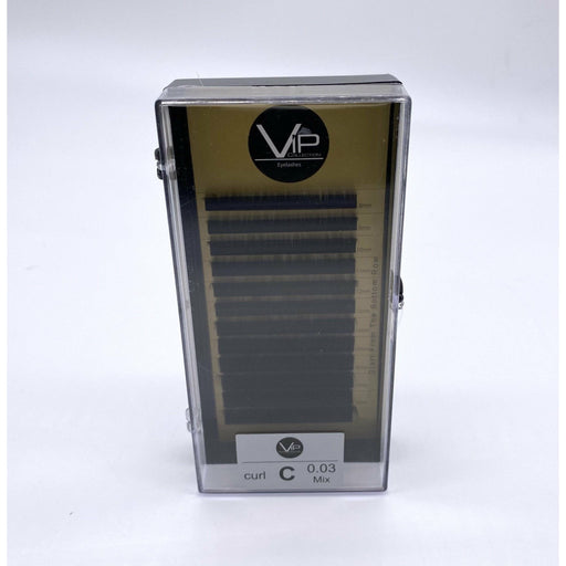 VIP Extensions VIP Faux Mink Lash Extension 12 Lines C Curl Mix 0.03mm Eyelash Extensions Lavender 0.03-C-MIX (8-19),0.03-C-MIX (14-25)