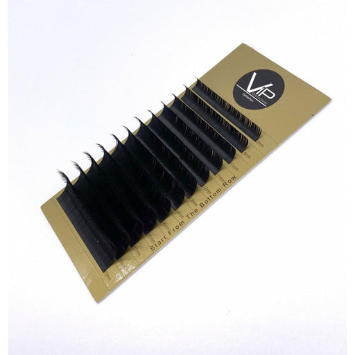 VIP Extensions VIP Faux Mink Lash Extension 12 Lines CC Curl Mix 0.15 mm Eyelash Extensions White Smoke 0.15-CC-MIX (8-19)