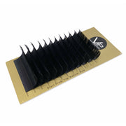 VIP Extensions VIP Faux Mink Lash Extension 12 Lines D Curl Mix 0.18 mm Eyelash Extensions White Smoke 0.18-D-MIX (14-25)