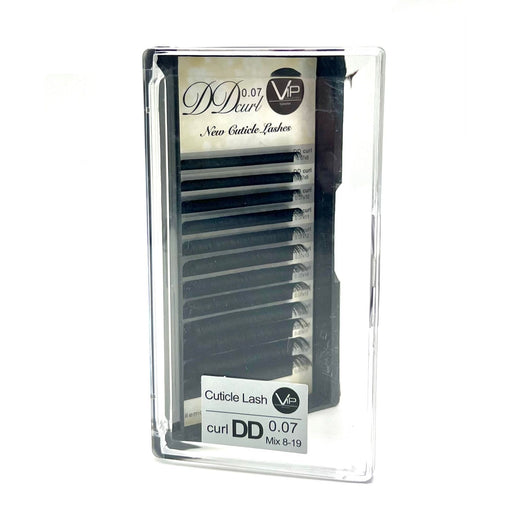 VIP Extensions VIP Faux Mink Lash Extension 12 Lines DD Curl Mix 0.07 mm Eyelash Extensions White Smoke