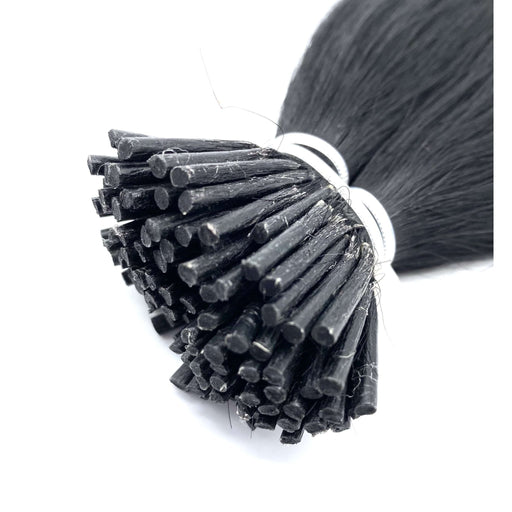 VIP Extensions VIP I-Tip System / Straight 18" (100 grams) Hair Extension White Smoke 1 jet black,1B,2,4/27 -  Medium Brown& Dark Blonde,6 Light Brown,8  Ash Brown,22,60 Platinum white,24 - Light Honey Blonde,P613/12,613 - Platinum Blonde,T4/27,613/27,GREY,P12/613  Golden Brown & Bleach Blonde,18/6A,5/8CM,R7/60,4