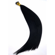 VIP Extensions VIP I-Tip System / Straight 18" (70 grams) Hair Extension White Smoke 1 - Jet Black