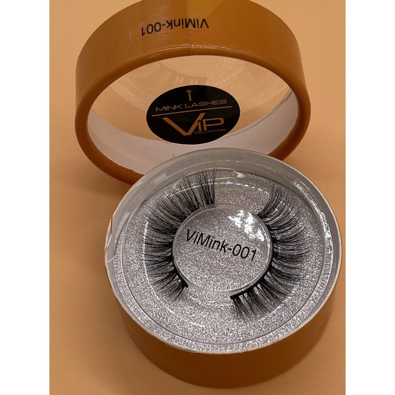 VIP Extensions VIP iMink Strip Lashes, 98% Mink Feel, Animal-Free Strip Lashes Dark Khaki 4