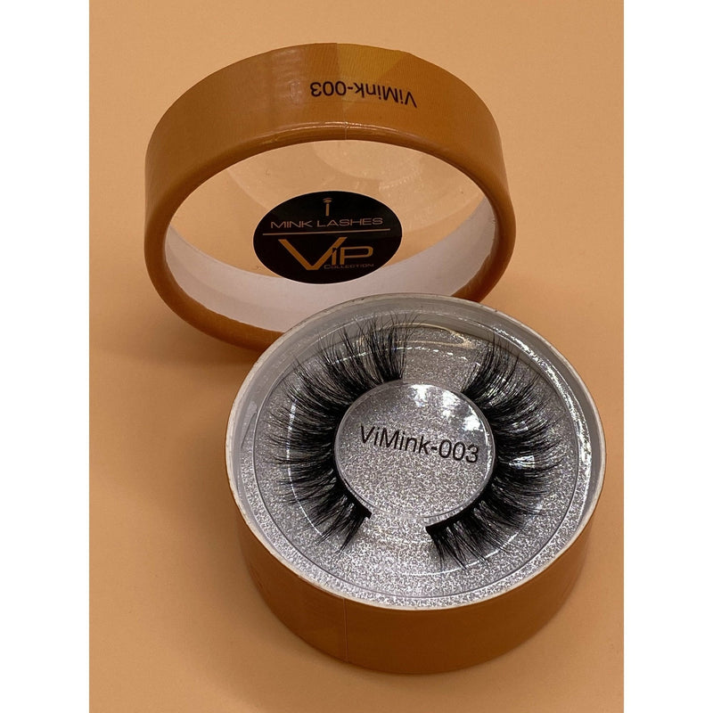 VIP Extensions VIP iMink Strip Lashes, 98% Mink Feel, Animal-Free Strip Lashes Dark Khaki 9