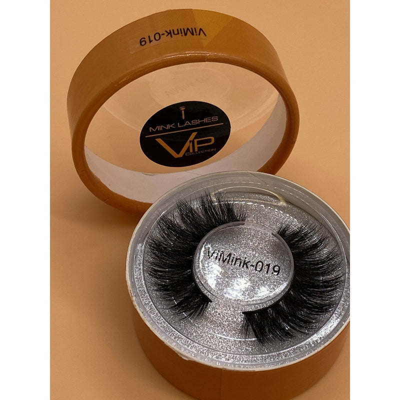 VIP Extensions VIP iMink Strip Lashes, 98% Mink Feel, Animal-Free Strip Lashes Dark Khaki 1