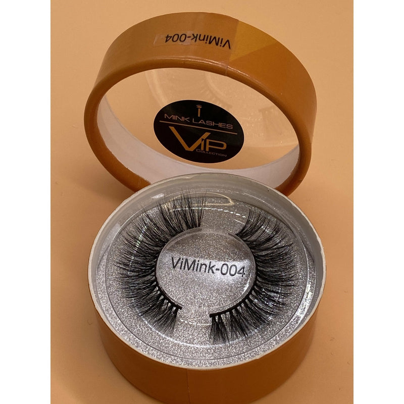 VIP Extensions VIP iMink Strip Lashes, 98% Mink Feel, Animal-Free Strip Lashes Dark Salmon 18