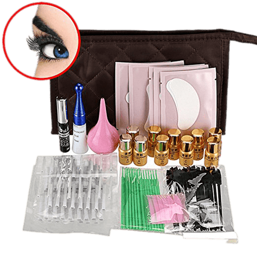 VIP Extensions VIP Lashes Curling Perming Kit Salon Supplies Black