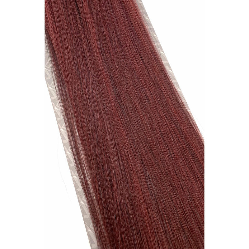 VIP Extensions VIP M-Tip System (Tape Extensions 100 strands) / Straight 18" Hair Extension Saddle Brown 35 - Deep Dark Auburn