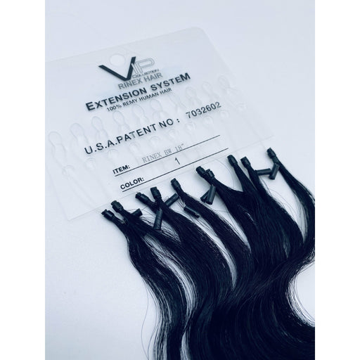 VIP Extensions VIP RineX System / Wavy 18" Hair Extension Light Gray 1 - Jet Black,10 - Medium Golden Brown,15 - Dark Blonde,16 - Ash Blonde,18 - Light Ash Brown,18/22 -Ash Brown / Champagne Blonde,1B - Off Black,2 - Dark Brown,22/33D - Champagne Blonde / Dark Strawberry Blonde,24 - Light Honey Blonde,26 - Medium Golden Bl