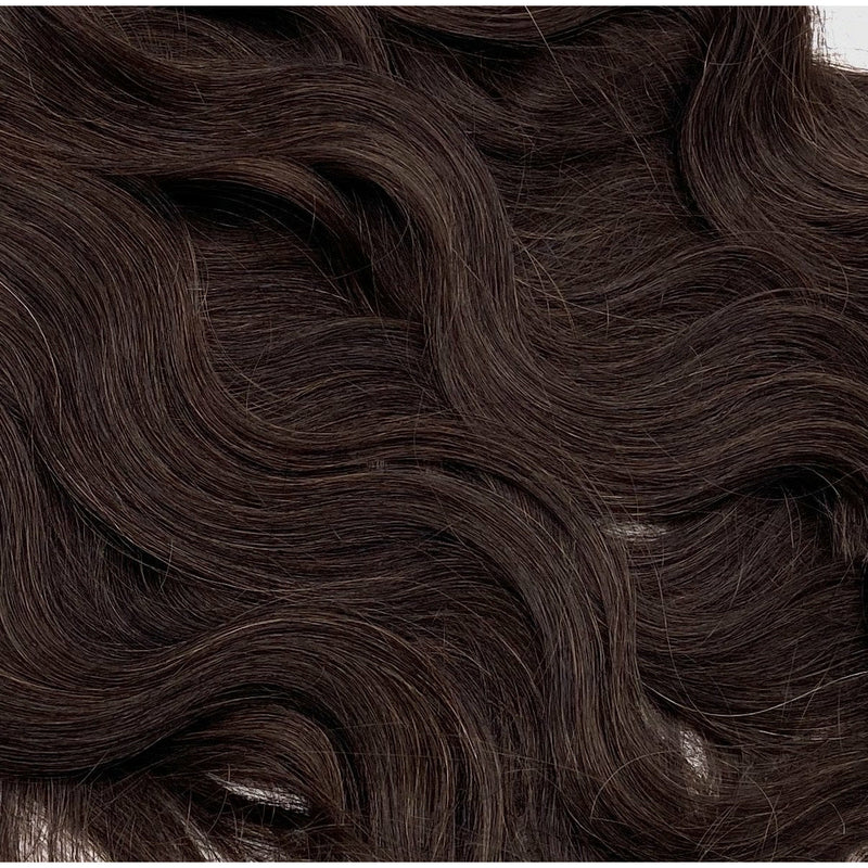 VIP Extensions VIP RineX System / Wavy 18" Hair Extension Black 1 - Jet Black,10 - Medium Golden Brown,15 - Dark Blonde,16 - Ash Blonde,18 - Light Ash Brown,18/22 -Ash Brown / Champagne Blonde,1B - Off Black,2 - Dark Brown,22/33D - Champagne Blonde / Dark Strawberry Blonde,24 - Light Honey Blonde,26 - Medium Golden Bl