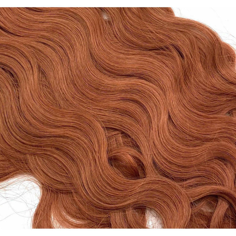 VIP Extensions VIP RineX System / Wavy 18" Hair Extension Sienna 31 - Red Copper
