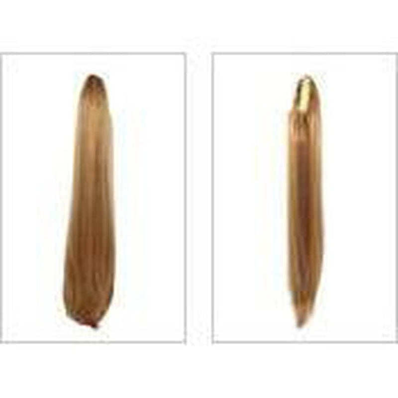 VIP Extensions VIP Synthetic Clip Ponytail - Ruby Hair Extension White Smoke R10 Chestnut,R130 Dark Copper,R1416T Buttered Toast,R14 /25 Honey Ginger,R14 /88H Golden Wheat,R2 Ebony,R21T Sandy Blonde,R22 Swedish Blonde,R25 Ginger Blonde,R29S Glazed Strawberry,R33 Dark Auburn,R4 Midnight Brown,R6 Dark Chocolate,R6/30H Chocolate Copp