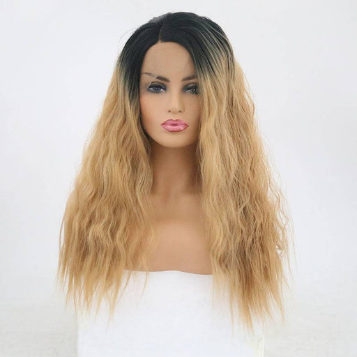 VIP Extensions VIP Synthetic Lace Front Wig, 24", Color T1B/613 (85) Wig Lavender