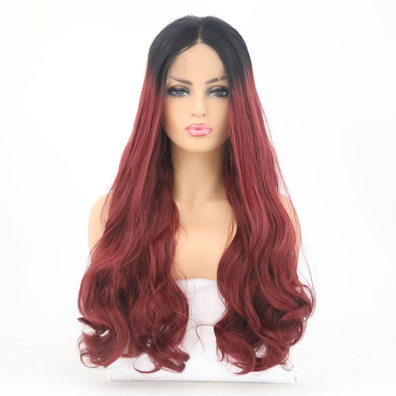 VIP Extensions VIP Synthetic Lace Front Wig, 24", Color T1B/118 Wig White Smoke