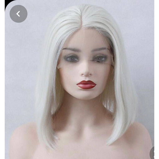 VIP Extensions VIP Synthetic Lace Front Wig, Style 3 Wig Light Gray