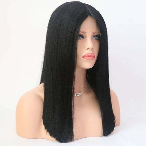 VIP Extensions VIP Synthetic Lace Front Wig, 18", Color 1B (49) Wig White Smoke