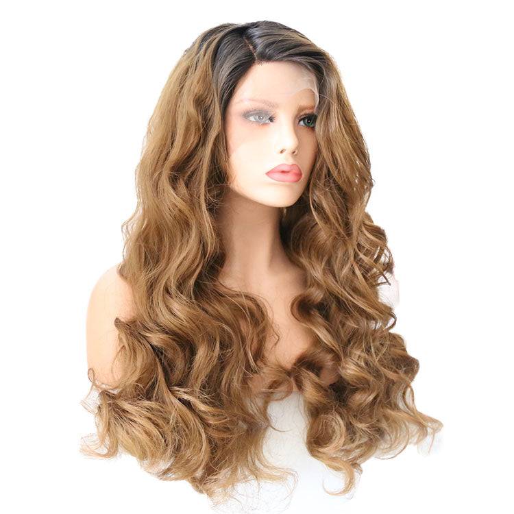 VIP Extensions VIP Synthetic Lace Front Wig, 24", Color T1B/27 Wig White Smoke