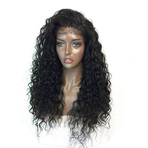 VIP Extensions VIP Synthetic Lace Front Wig, 24", Color 1B Wig White Smoke