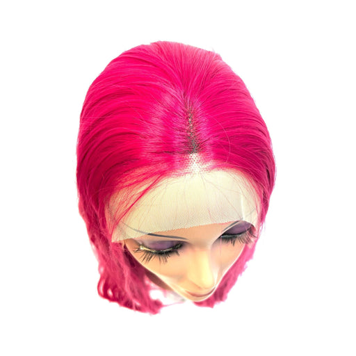 VIP Extensions VIP Synthetic Lace Front Wig, Hot Pink Wig White Smoke