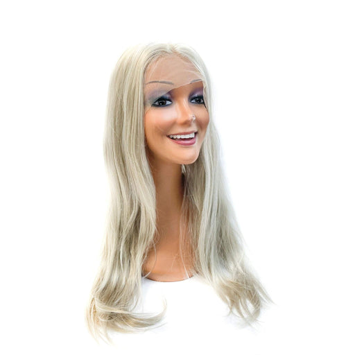 VIP Extensions VIP Synthetic Lace Front Wig, 24", Platinum White Wig White Smoke