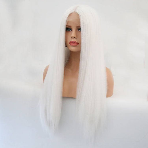VIP Extensions VIP Synthetic Lace Front Wig, 24", Color 1001 Wig Light Gray
