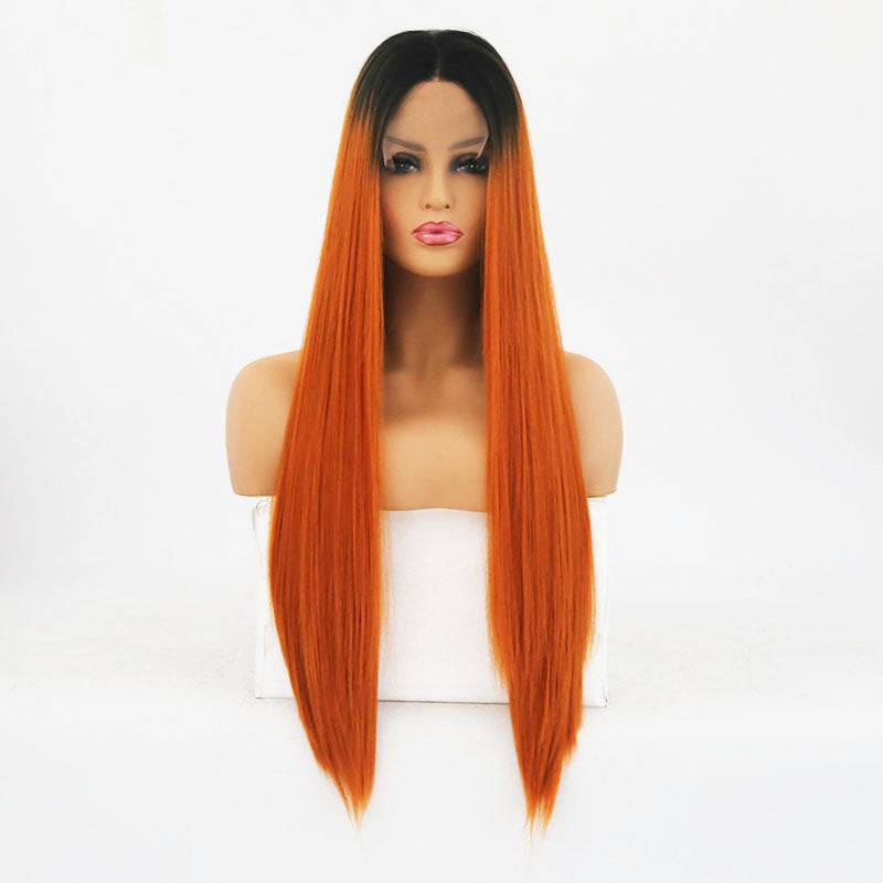VIP Extensions VIP Synthetic Lace Front Wig, 24", Color T1B/350 Wig White Smoke