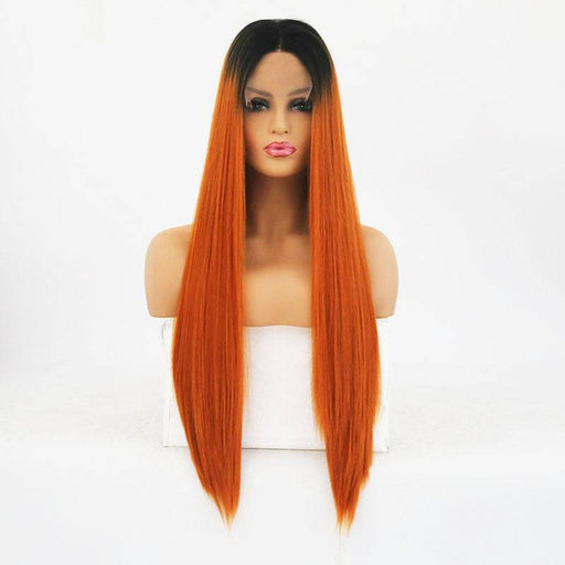 VIP Extensions VIP Synthetic Lace Front Wig, 24", Color T1B/350 Wig White Smoke