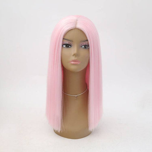 VIP Extensions VIP Synthetic Lace Front Wig, Pink, 16", Color 2317 Wig Light Pink