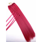 VIP Extensions VIP TubeX System / Straight 18" Hair Extension White Smoke HOT PINK