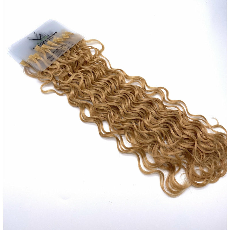 VIP Extensions VIP U-Tip System / Curly 18" Hair Extension White Smoke 1 - Jet Black,1B,4 - Medium Brown,6 - Chestnut Brown,8 - Medium Ash Brown,8/22 - Medium Ash Brown / Champagne Blonde,15,16 - Ash Blonde,18 - Light Ash Brown,18/22,24 - Light Honey Blonde,26 - Medium Golden Blonde,28 - Orangish Red Blonde,30 - Light Auburn
