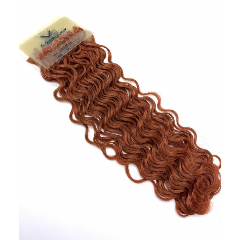 VIP Extensions VIP U-Tip System / Curly 18" Hair Extension White Smoke 31 - Red Copper