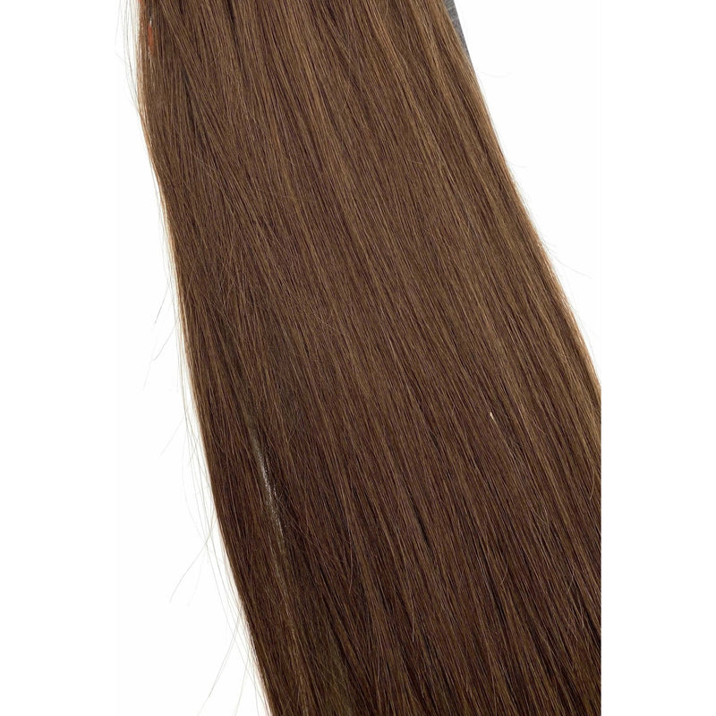 VIP Extensions VIP U-Tip System / Straight 18" Hair Extension White Smoke 4 - Medium Brown