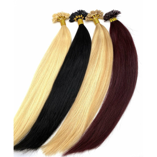 VIP Extensions VIP U-Tip System / Straight 18" Hair Extension White Smoke 1B - Off Black,2 - Dark Brown,4 - Medium Brown,6 - Chestnut Brown,8 - Medium Ash Brown,8/22 - Medium Ash Brown / Champagne Blonde,10 - Medium Golden Brown,15 - Dark Blonde,16 - Ash Blonde,18 - Light Ash Brown,18/22 -Ash Brown / Champagne Blonde,22 - Champ