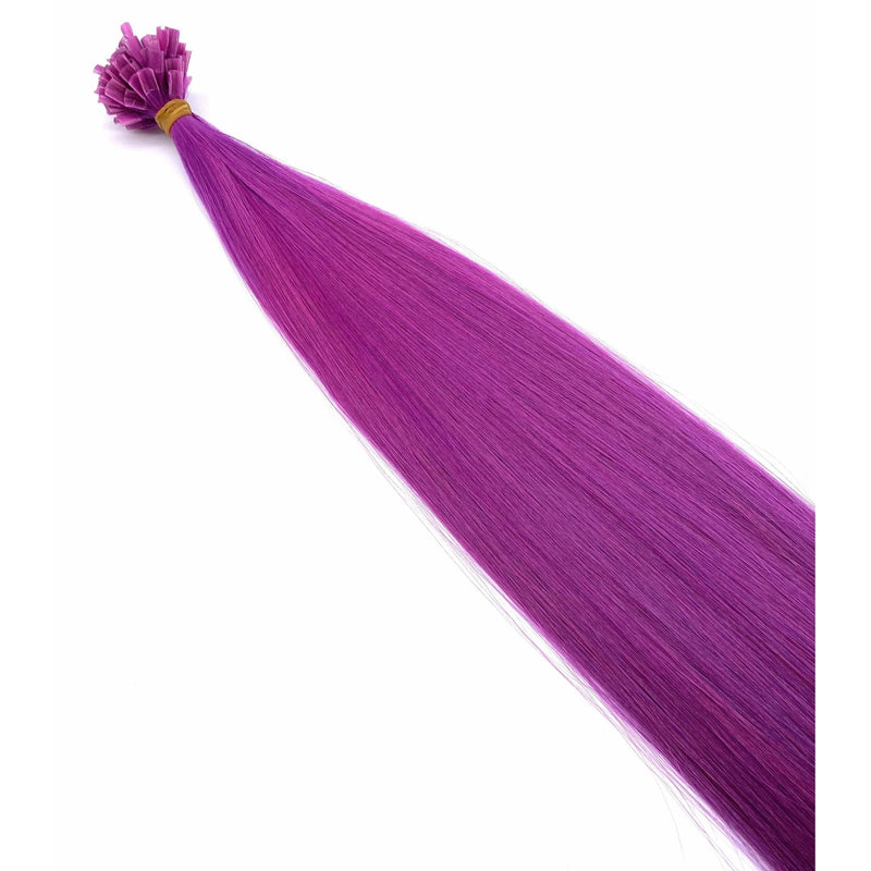 VIP Extensions VIP U-Tip System / Straight 18" Hair Extension White Smoke VIOLET - Violet