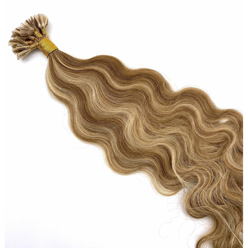 VIP Extensions VIP U-Tip System / Wavy 18" Hair Extension White Smoke VUTIP-BW18-22/33D