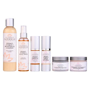 Glimmer Goddess® Organic Skin Care Vitamin C 6-Step Anti-Aging System – Complete Brightening Routine with SPF 30 Gift Packs & Value Sets White Smoke 6 Pc System