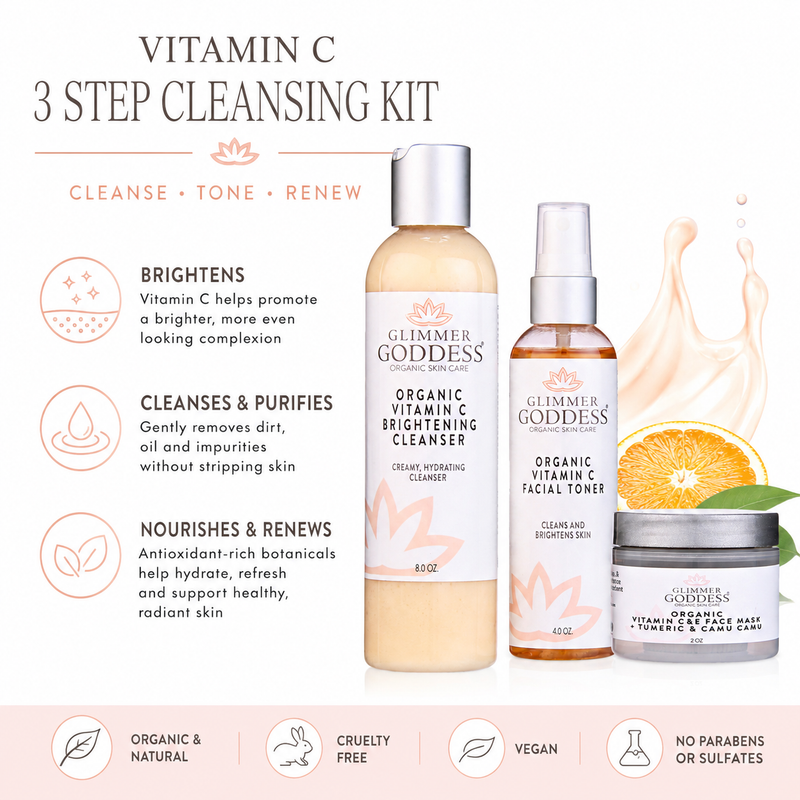 Vitamin C Brighter Skin 3-Step Cleansing Kit