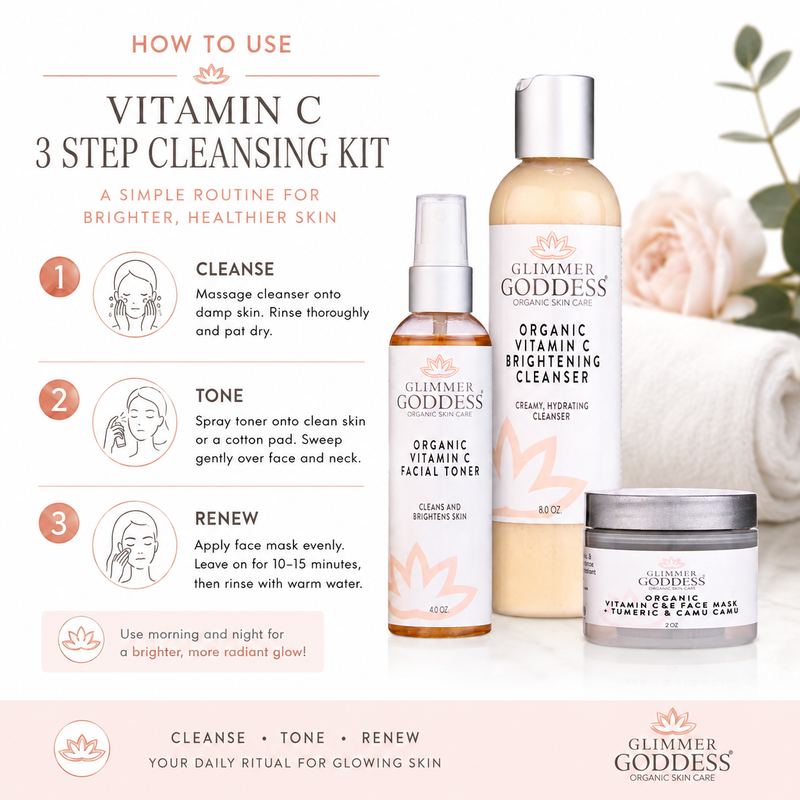 Vitamin C Brighter Skin 3-Step Cleansing Kit