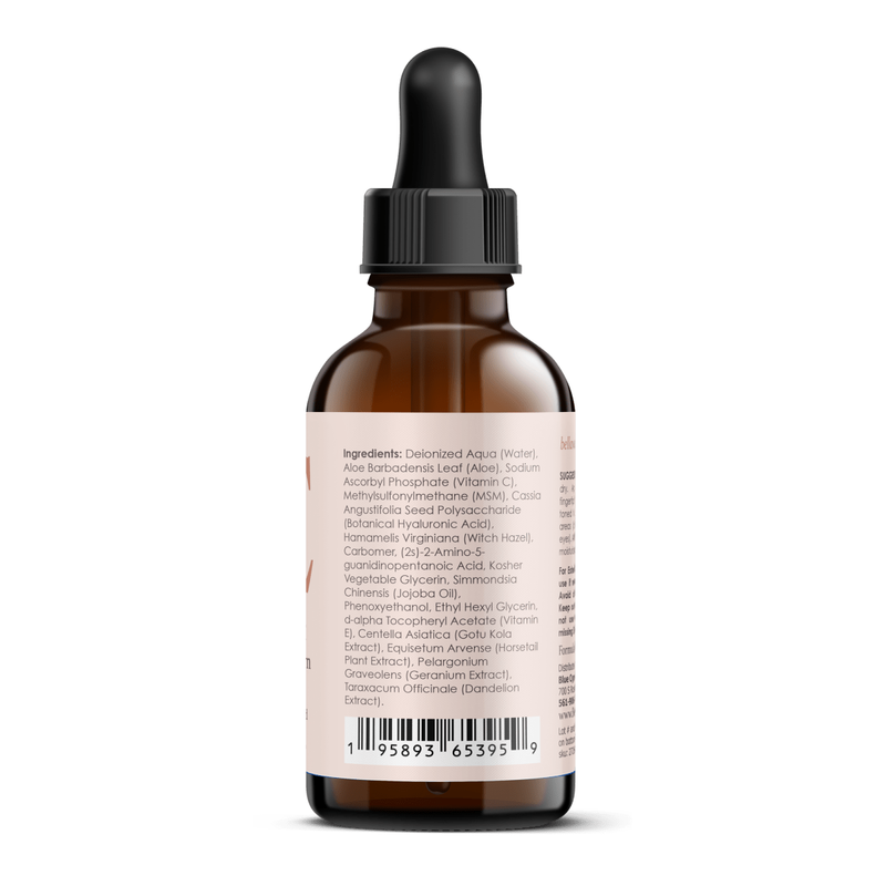 Bellawell Health Vitamin C Serum for Face With Hyaluronic Acid, Vitamin E, Aloe Vera, and Jojoba oil 2 fl oz by Bellawell Skin Care White Smoke